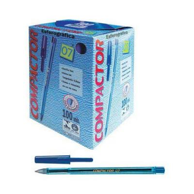 CANETA ESFEROGRAFICA 0,7 AZUL CX C/100